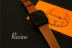 【レビュー】イケてるHERMES（エルメスフォーヴ)風のApple Watch本格ブラウンレザーバンド