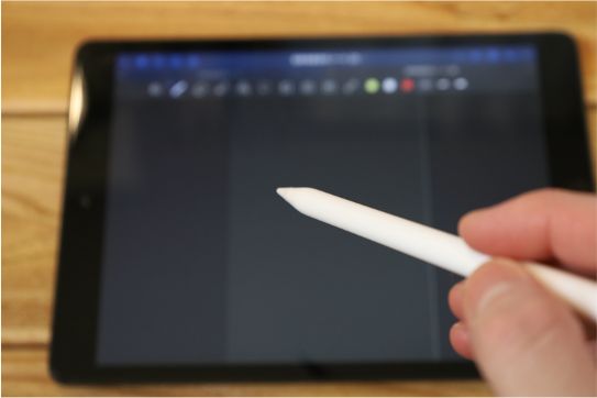 Xingmeng iPadグレアガラスフィルム 開封レビューApple Pencilで書く1