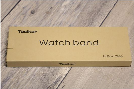 『Tasikar』おしゃれクラシック Apple Watchレザーバンドパッケージ表面