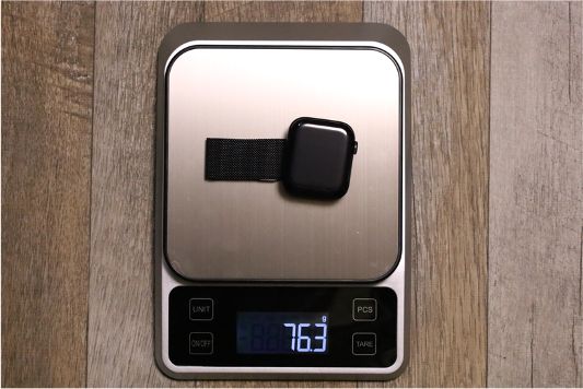 『BRG』ミラネーゼループ Apple WatchバンドとApple Watch本体のグラム