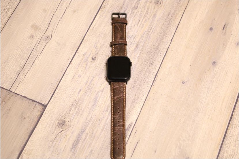 『Tasikar』おしゃれクラシック Apple Watchレザーバンド本体引き画像