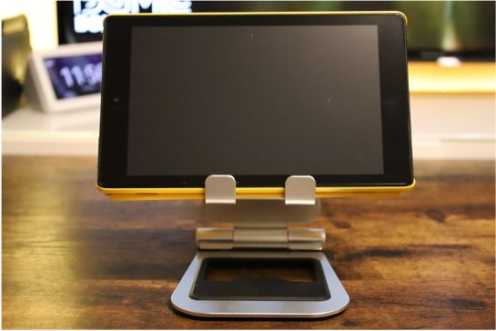 『Nulaxy』 iPad:タブレットスタンドKindleでも簡単に使用可能