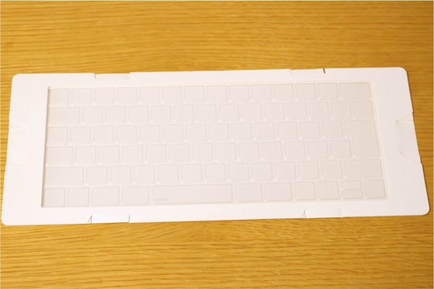 2年使ってみたmoshi ClearGuard MacBook用キーボードカバーのレビュー開封時の画像