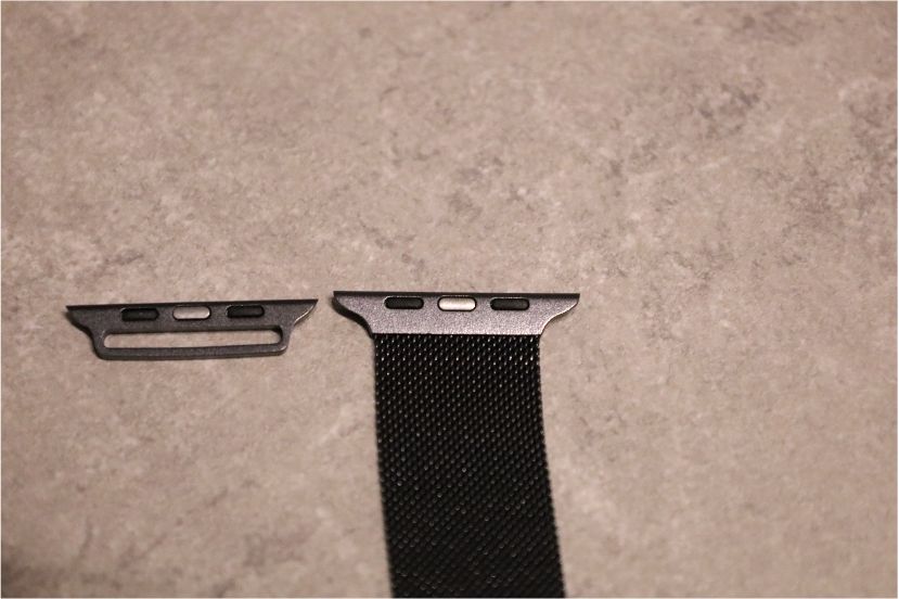 『BRG』ミラネーゼループ Apple Watchバンド留め具が1つ外れる