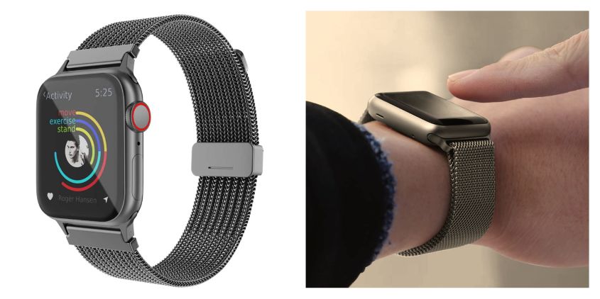 AppleWatchオススメバンド第1位:『BRG』コンパチブル AppleWatch ミラネーゼループバンド