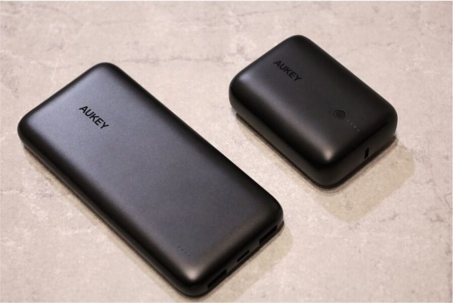 AUKEYPB-N73SとBasix Mini PB-N83とサイズ比較