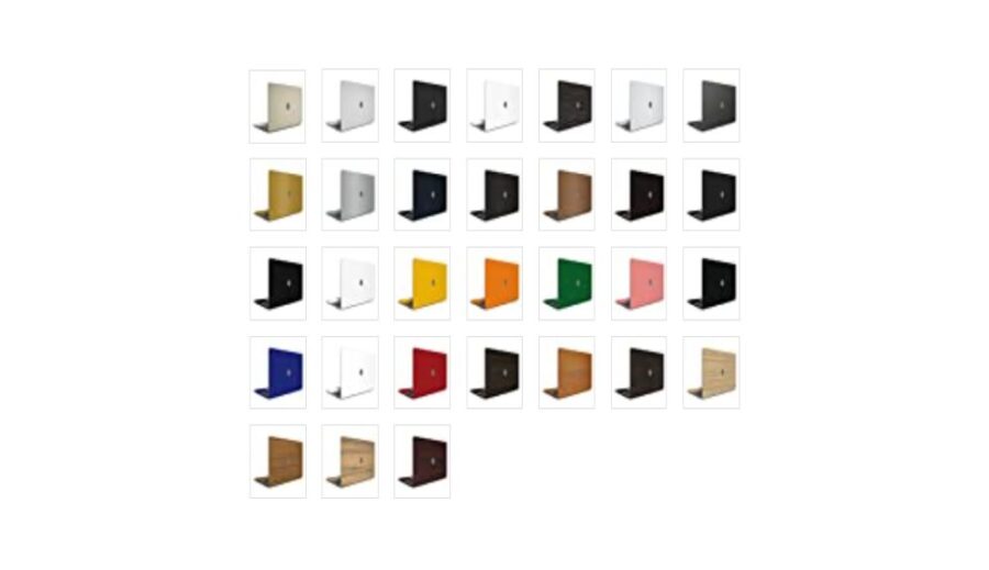 wraplus for MacBookのスキンシールの31色のカラバリ