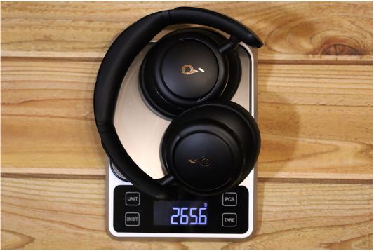 Anker Soundcore Life Q30本体の重量