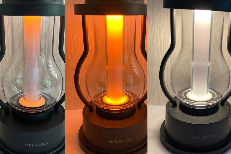 BALMUDA(バルミューダ)The Lantern L02Aの三色確認
