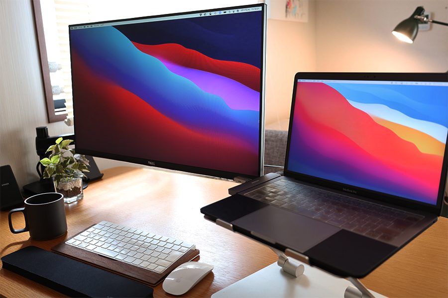 twelve south BookArc for MacBookの裏面全体を確認とHypmareと外部ディスプレイで作業が効率高い
