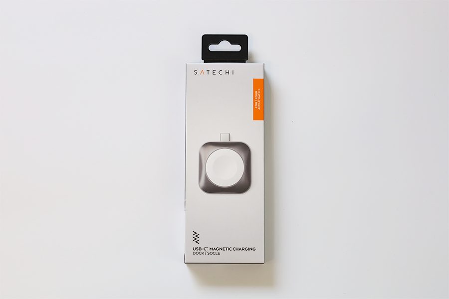 Satechi USB-C Apple Watch 充電ドックの外箱表