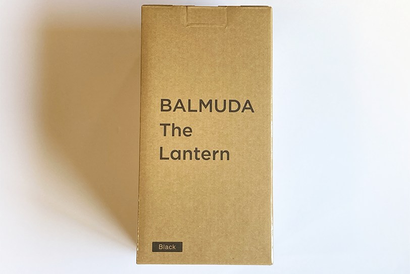 BALMUDA(バルミューダ)The Lantern L02Aの外箱