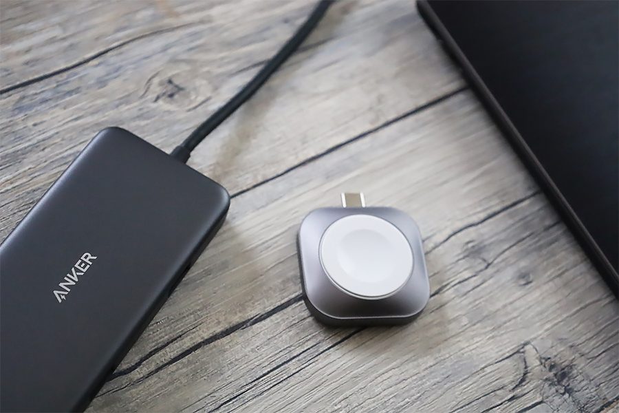 Satechi USB-C Apple Watch 充電ドッグと延長ハブの相性
