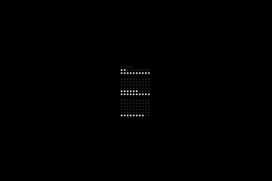 1. Stacking Dots Clock【ドット時計】はめちゃくちゃおしゃれなドット映像