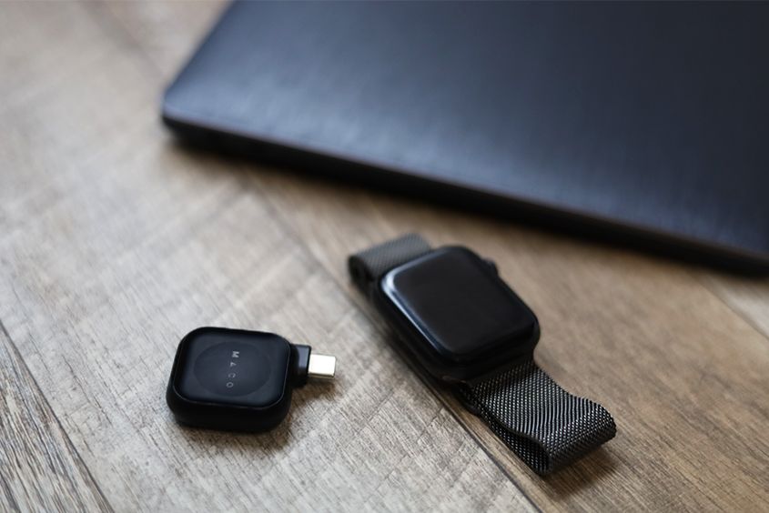 MACO GO Apple Watch用充電器レビュー|携帯しやすいケーブルレス&USB-C直挿しで快適アイキャッチ