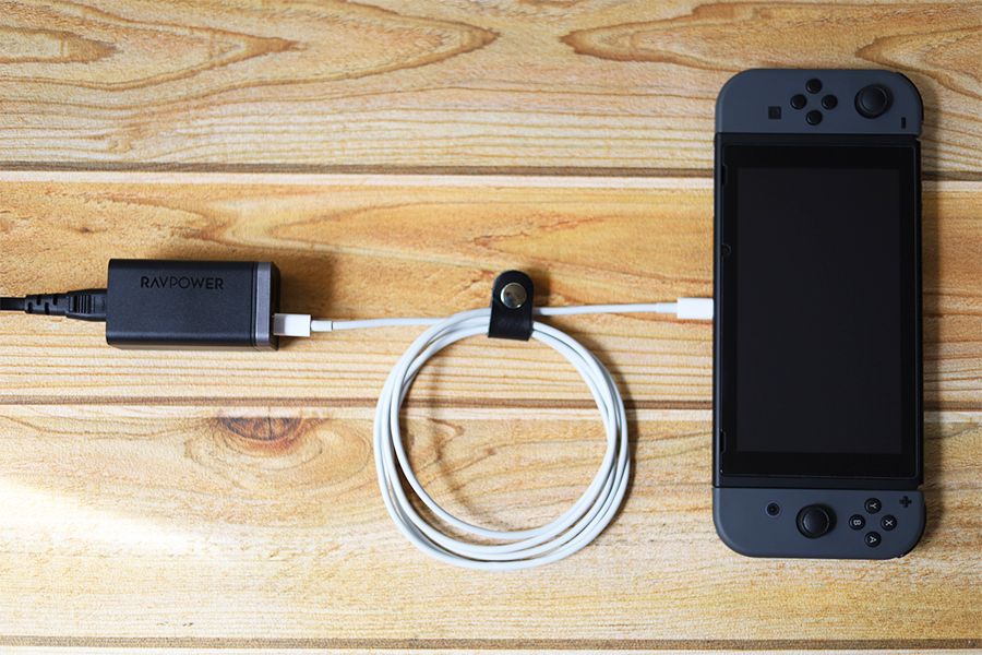 高出力なので、任天堂スイッチなどにも充電可能
