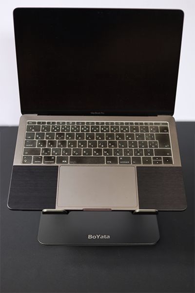 BoYataスタンドの角度確認45