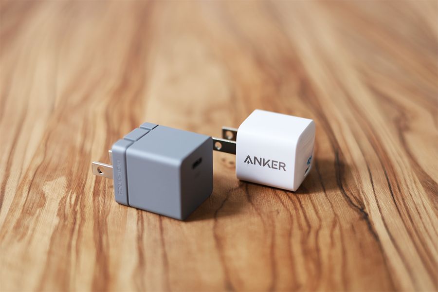 DIGIFORCE 20W USB PD Fast ChargerとAnker PowerPort nano20W充電を比較