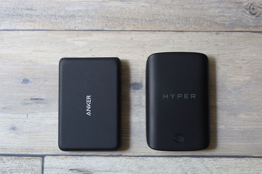 HyperJuice Magnetic Wireless Battery PackマグネットワイヤレスモバイルバッテリーとAnkerMagnetic5000を比較