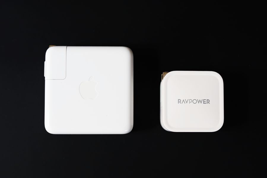 RAVPower RP-PC112とApple充電器比較3