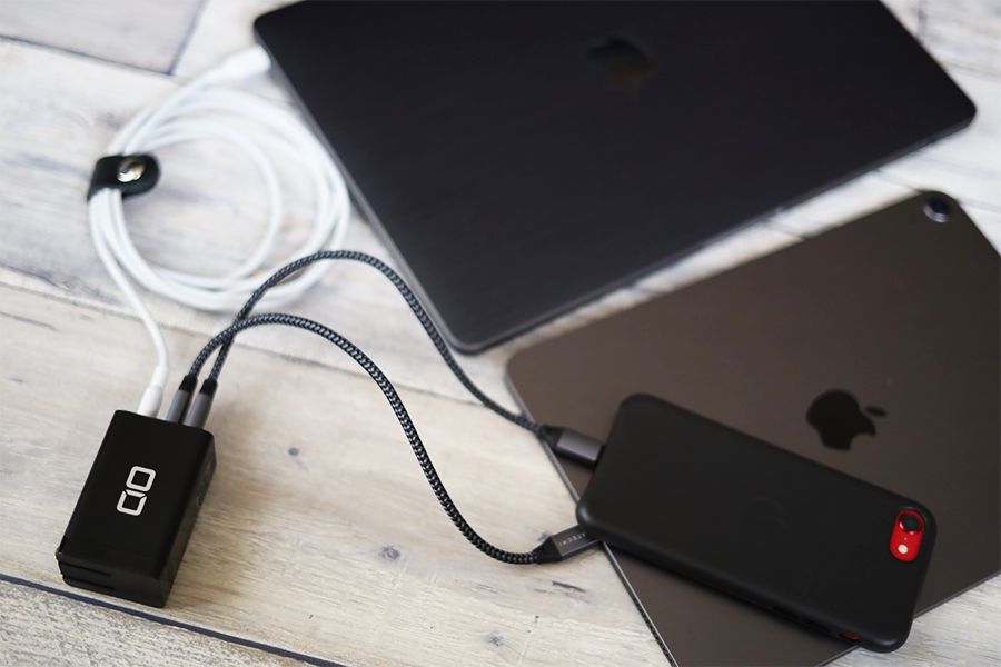 CIO LilNobで3ポート充電を行う