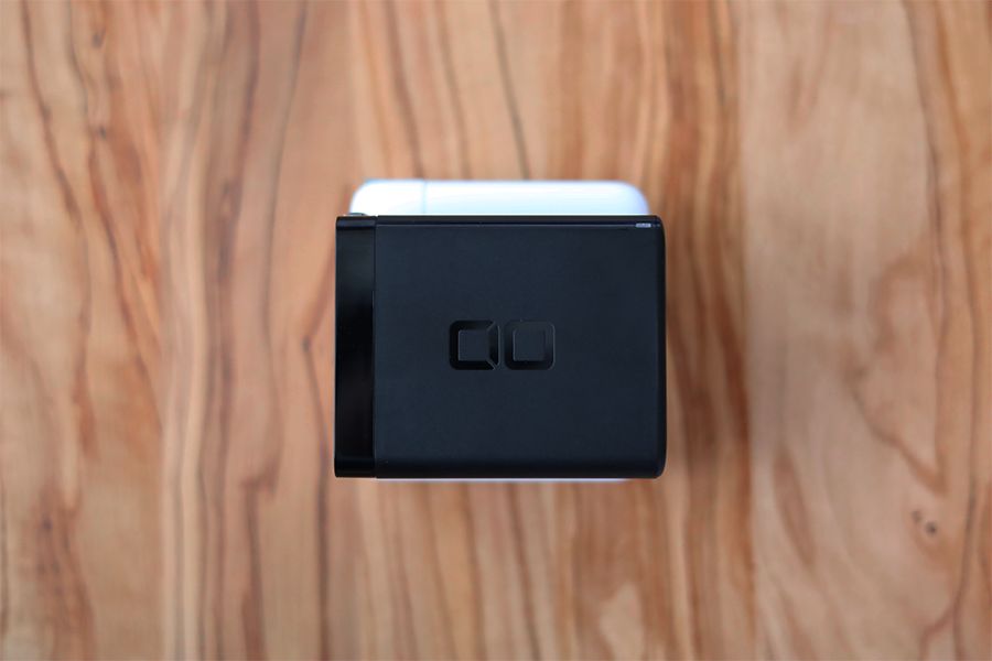 CIO LilNob USB PD 4ポート100W【G100W3C1A】はApple純正充電器を重ねて比較