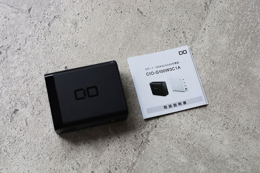 CIO LilNob USB PD 4ポート100W【G100W3C1A】の同梱品