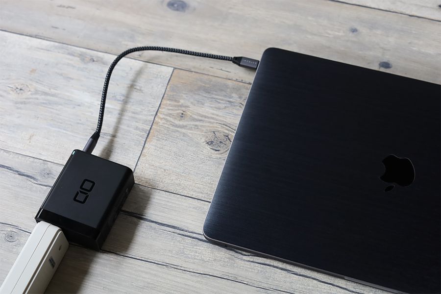 CIO LilNob USB PD 4ポート100W【G100W3C1A】でMacBookを充電する最大100W