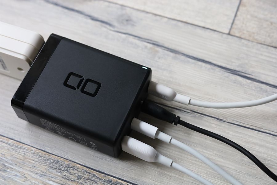 CIO LilNob USB PD 4ポート100W【G100W3C1A】は4台同時充電
