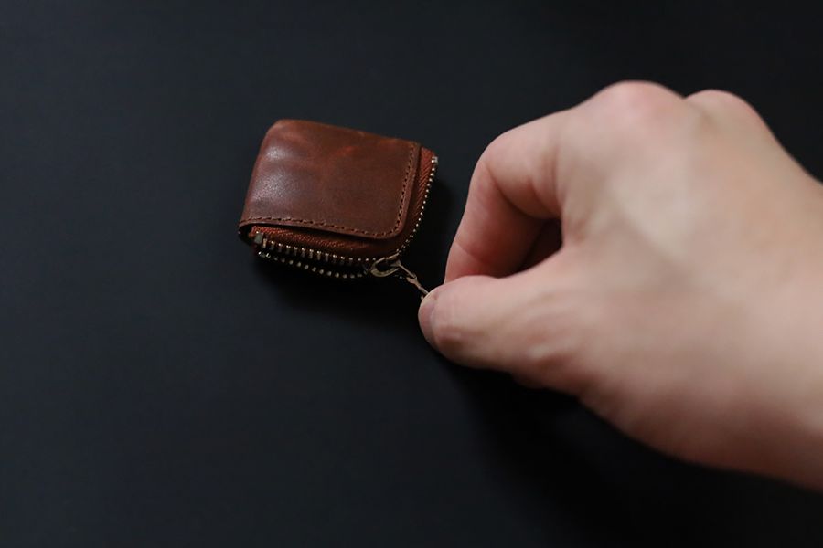 drip chipのチャックはスムーズだがゆるすぎない