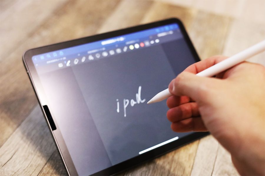 iPad用MOFT X改良型の横置きはApple Pencilでも書きやすい