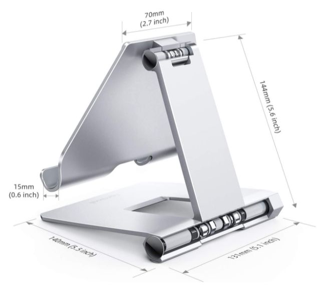Lomicall iPadタブレットスタンドの背面