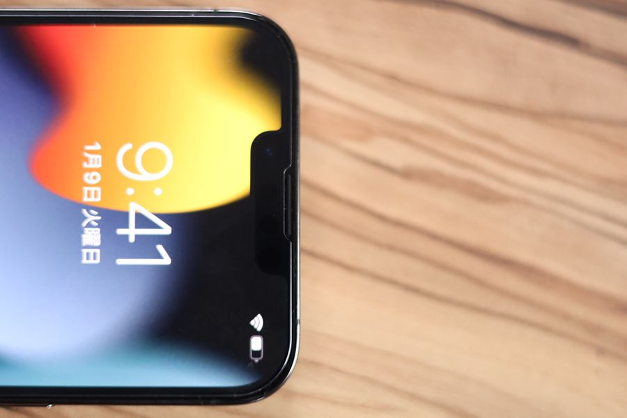 iPhone 13 Proのノッチが小さくなった