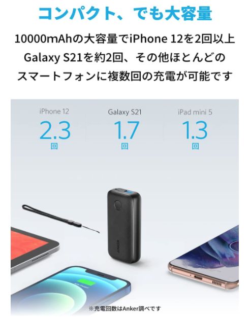 Anker PowerCore 10000Redux 25Wの公式P