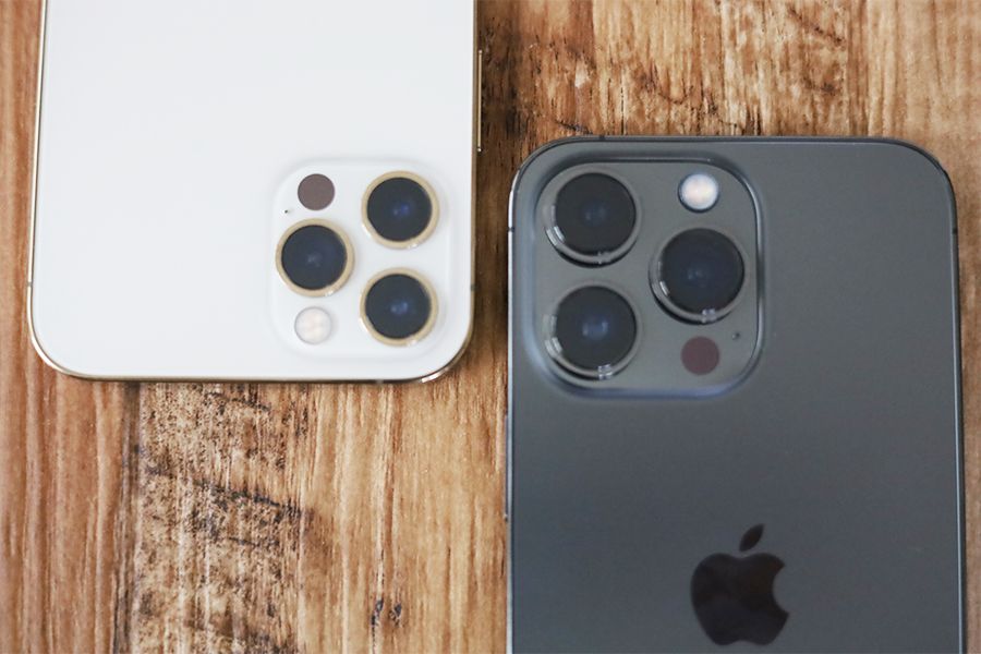iPhone 12 ProとiPhone 13 Proと比較カメラ部分