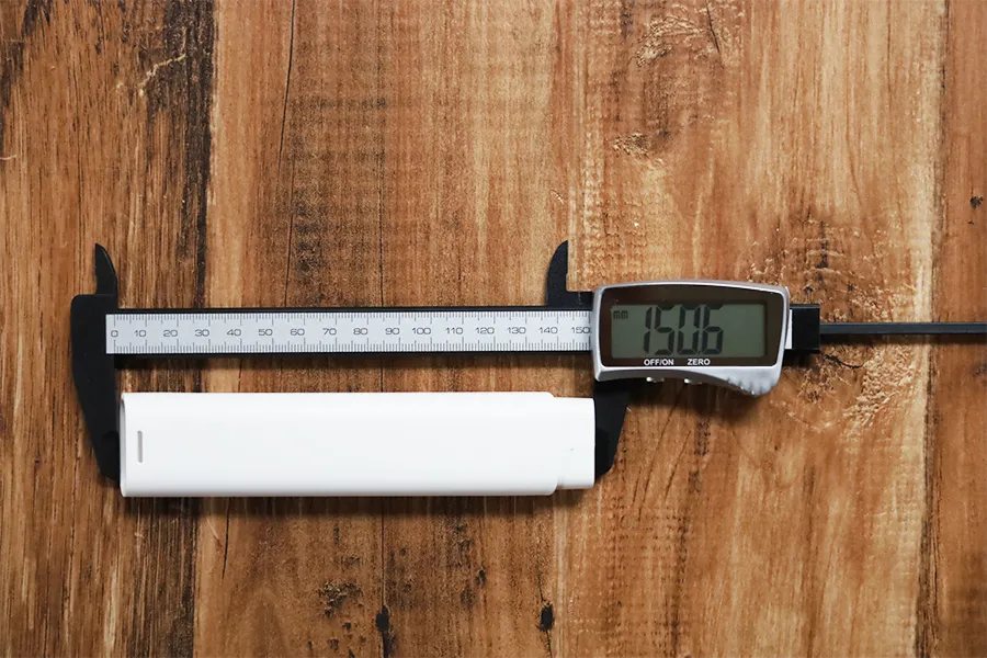 Xiaomi Miハンディクリーナーのアタッチ面の長さは15cm