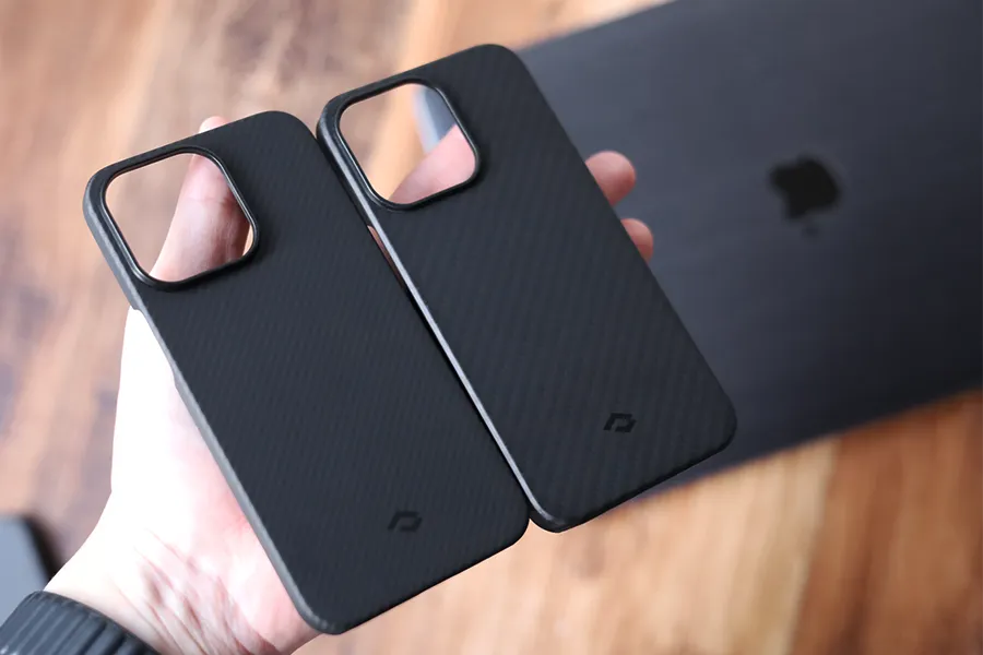 iPhone 13 Pro PITAKA Air CaseとAir 2 Pro case比較