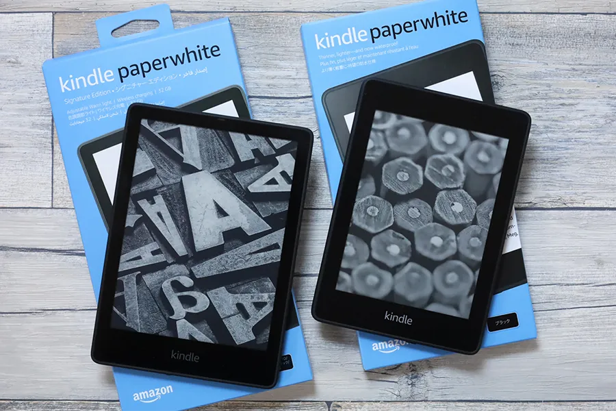 Kindle Paperwhiteのシグニチャーエディション第11世代と第10世代比較レビュー比較