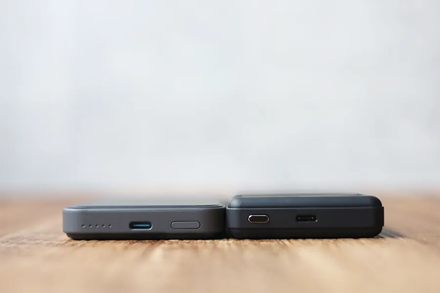 Anker 622 Magnetic Battery MagGoとCIOを比較するポート部分