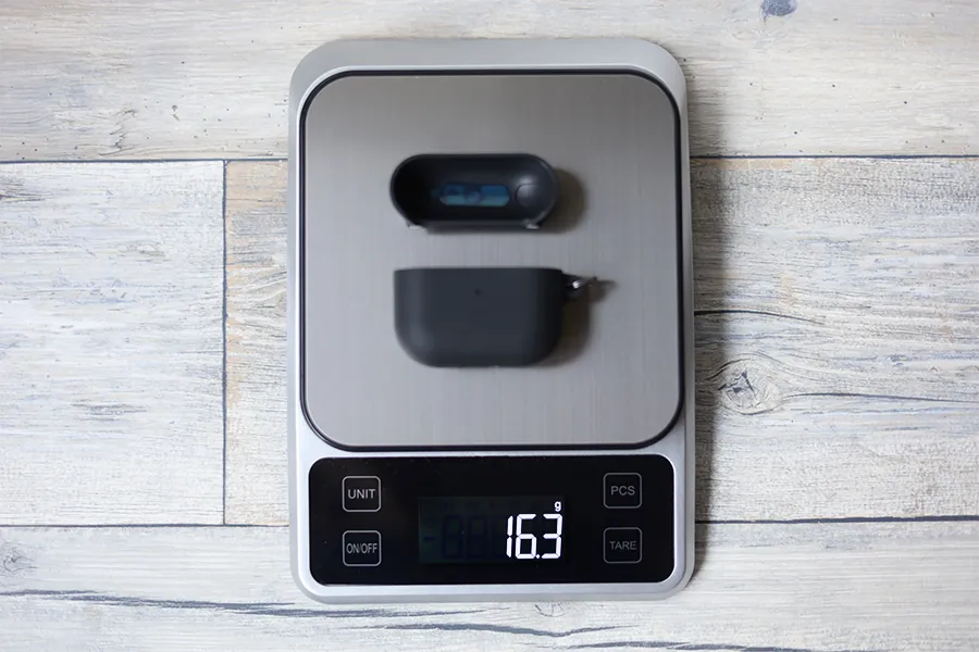 AirPods 第3世代 ESRケースのケースだけの重量16g