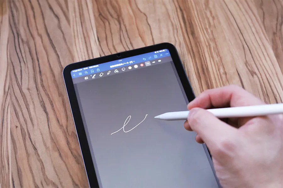 iPad mini 6 NIMASOフィルムでサラサラ書き心地