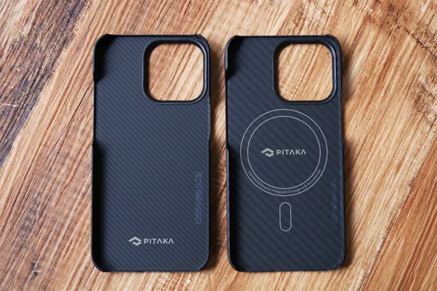 iPhone 13 Pro PITAKA Air CaseとAir 2 Proの内面比較