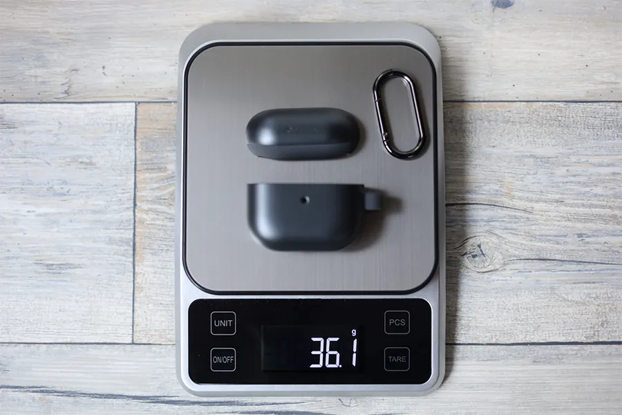 AirPods3のcaseologyの重量は36.1g