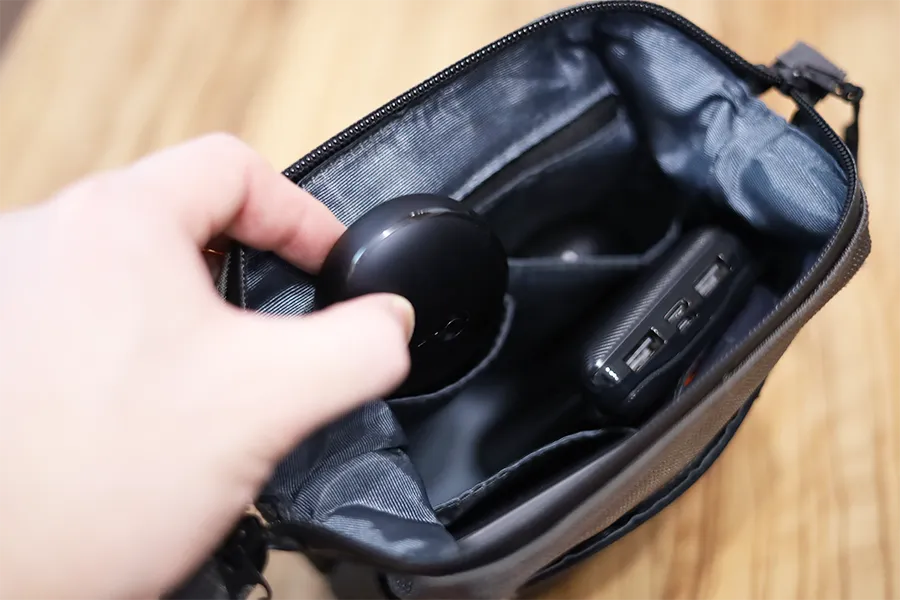 ガジェットポーチ中身の1つSoundcore Liberty 3 Pro