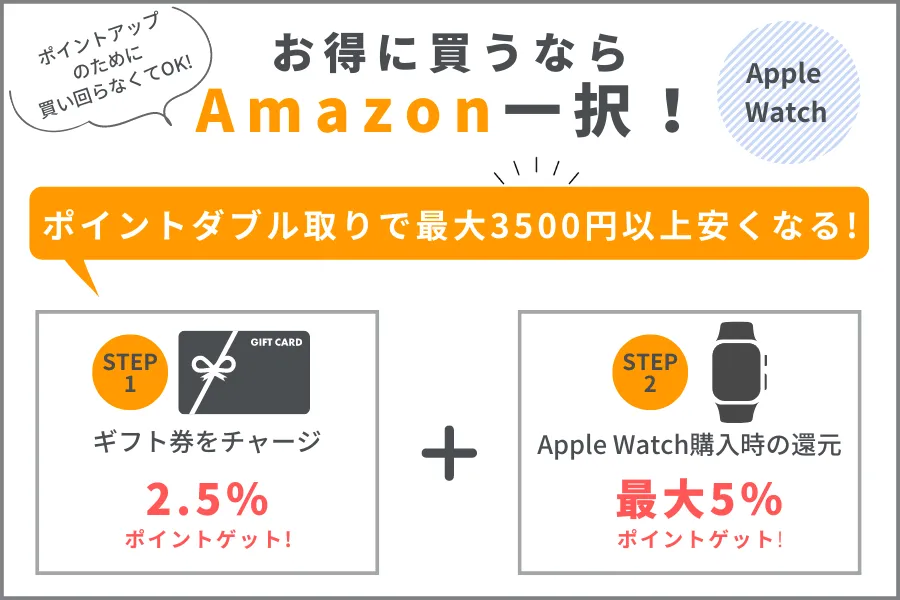 Apple Watchをどこで安く買う？Amazonで買う