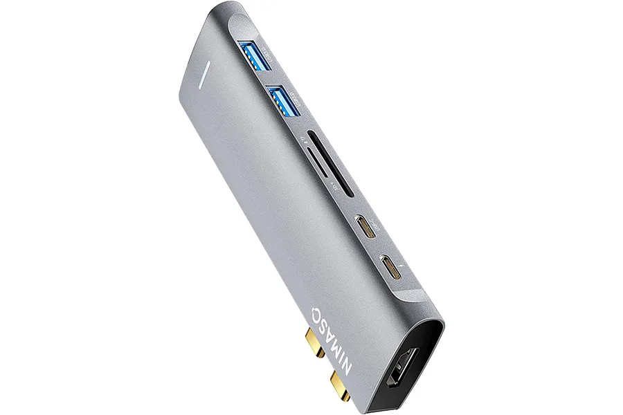 NIMASO 7-in-2 USB C ハブはMacBookにおすすめのUSB-Cハブ