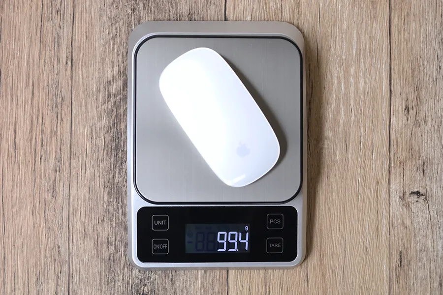 Magic Mouse2の重量は99.4kg