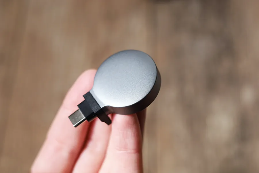 Satechi 3-in-1 Magnetic WirelessスタンドのApple Watchパーツ部分