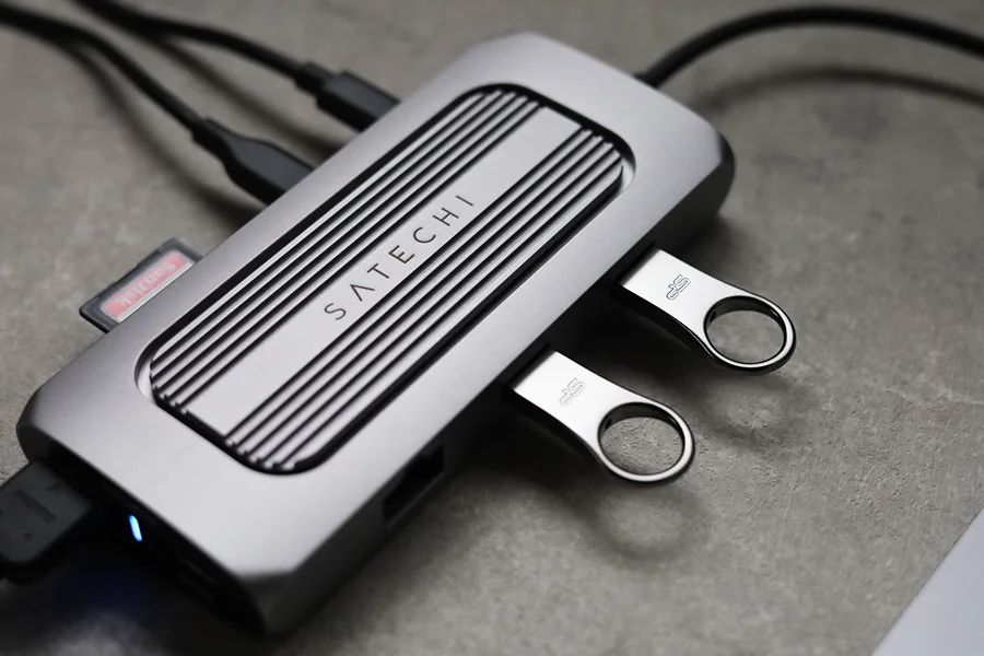 Satechi USB-C マルチ MXハブ 10-in-1MacBookにおすすめハブ