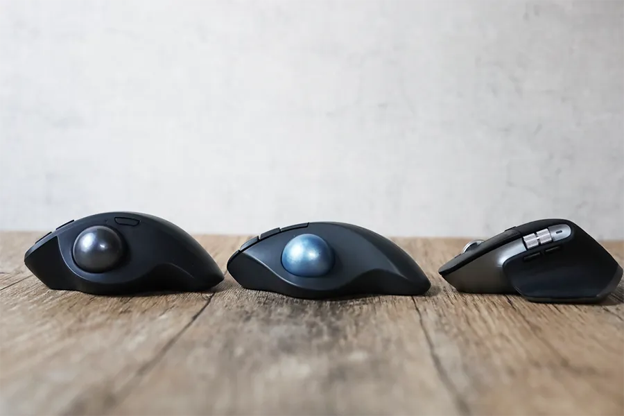 「MX ERGO・ERGO M575・MX Master 3」トラックボール側